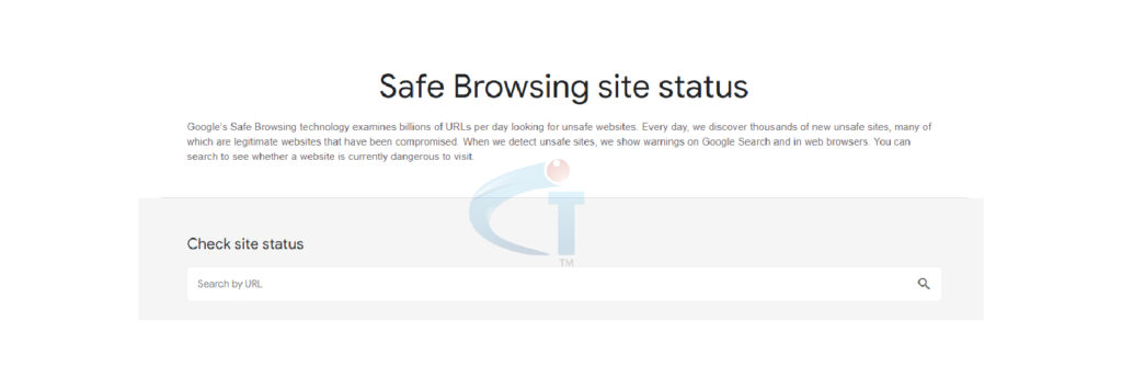 safe browsing site status